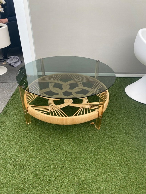 Mesa de centro de diseño de la era espacial, super bonita