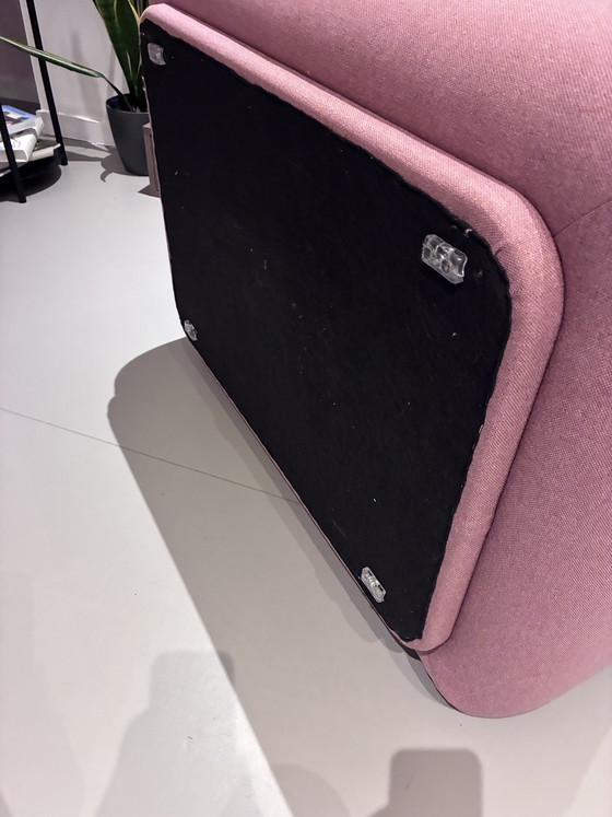 Image 1 of Pouf Fest, cuscino cilindrico, tessuto Soil, colore Blush