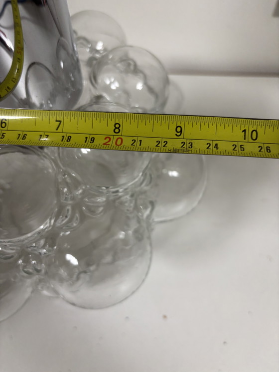 Image 1 of Vintage bubble glass pendant lamp by Helena Tynell for Limburg, 1960s, Germany