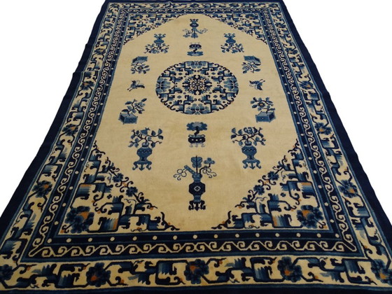 Image 1 of Antieke Pao Tao (Baotou) - 274 x 180 cm - Wol op katoen - Handgeknoopt in China, circa 1930