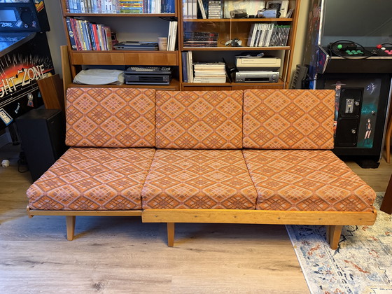 Image 1 of Mid-century jaren 60 daybed met originele bekleding