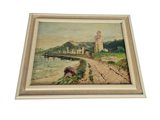 Image 1 of P.F. van Lieshout – Öl auf Leinwand – 2. Hälfte des 20. Jahrhunderts