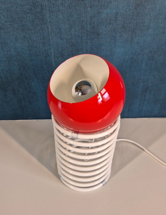 Image 1 of Vintage tafellamp - Gepo |spiraal met bol - Jaren 70