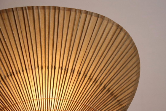 Lampada Ingo Maurer Uchiwa III per M-Design, 1973 – Lampade da tavolo, Bambù (photo 9 of 13)