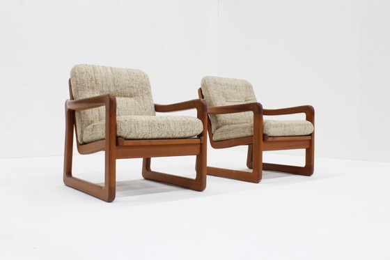 Image 1 of Set Vintage Mid-Century Fauteuils Teak Holstebro Möbelfabrik 1960s