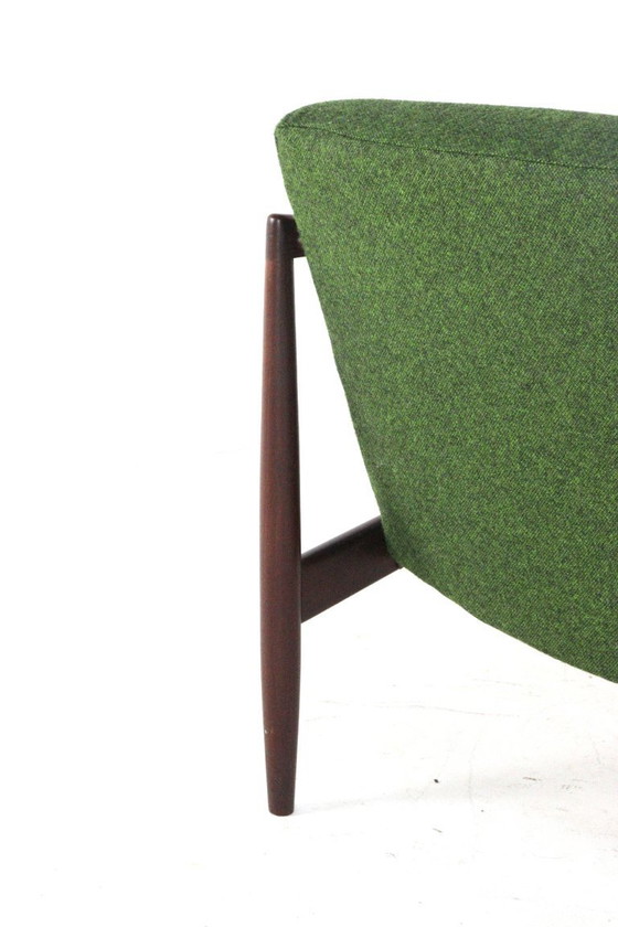 Image 1 of Hartmut Lohmeyer voor Wilkahn fauteuil vintage gestoffeerd