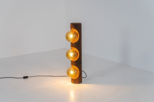 Sculptural floor lamp by Temde Leuchten (Switzerland, 1970s).
