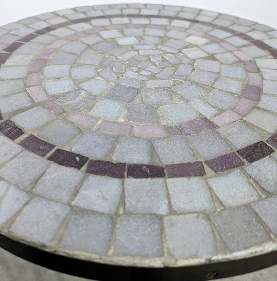 Image 1 of Table d'appoint trépied style années 50