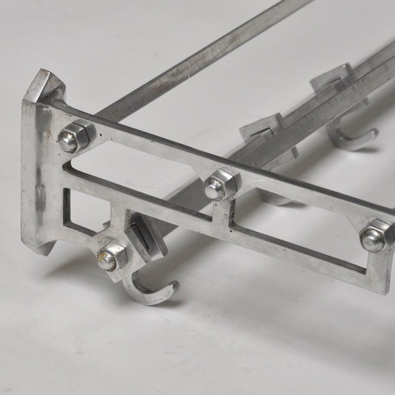 Appendiabiti Art Déco, anni '50 – Aluminium (photo 6 of 9)