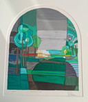 Ton Schulten litografia "Primavera 1995"