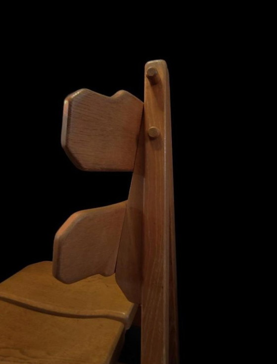 Image 1 of Vintage brutalist sculptural constructivisme stoel