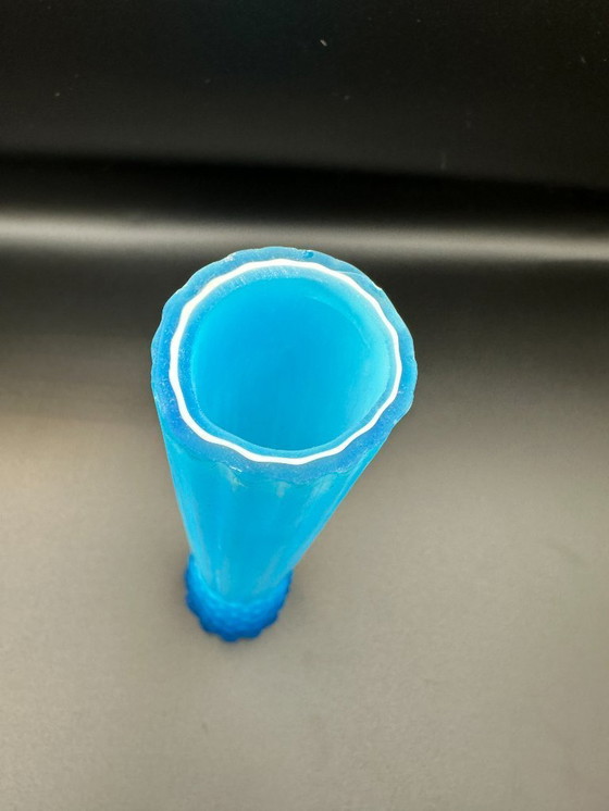 Image 1 of Mouth-blown Überfangglas Vase 1960s