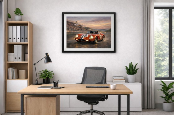 Ferrari 250 GTO (Chassis #3705GT) Mit Startnummer #19 Pierre Noblet Und Jean - Ferrari - 250 GTO – Kunstdrucke (photo 6 of 7)