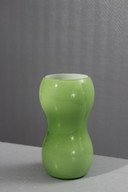 Ikea Vintage - "Kvintant" Lamp b9612 1990s Opaline White & Apple Green