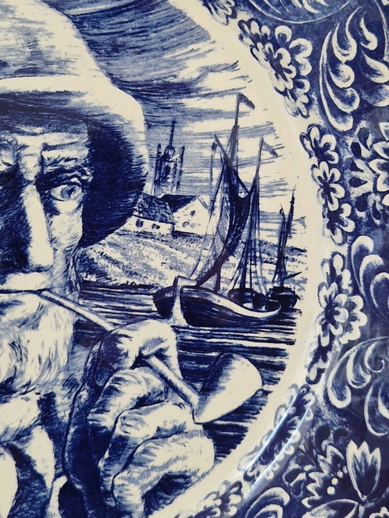 Image 1 of Piastra da muro.Delfts.Boch Freres La Louviere.