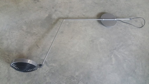 Design arc lamp Elle Lumina soffitto nickel