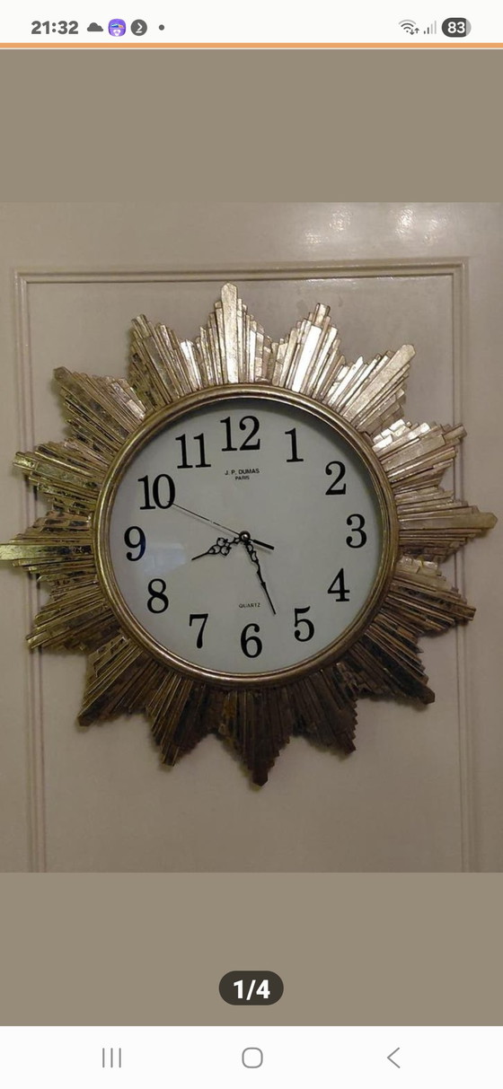 Image 1 of Sole di un orologio analogico italiano dorato
