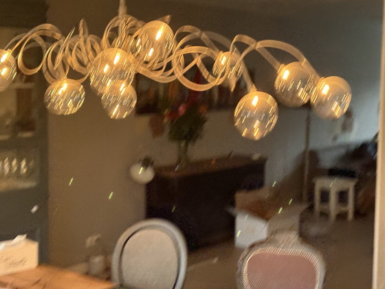 Image 1 of Lamp met glazen bollen