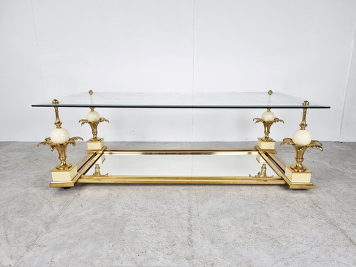 Table basse vintage en palmier