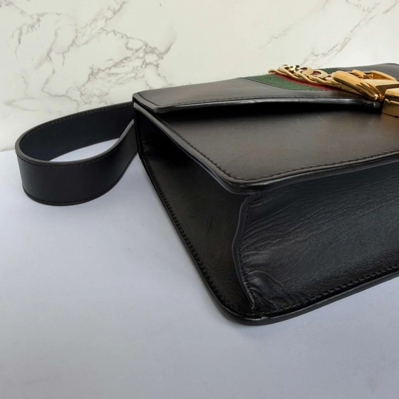 Gucci Small Sylvie cuir noir – Autres sacs (photo 8 of 13)