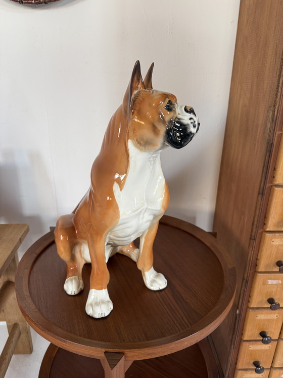 Image 1 of Vintage ceramic Boxer, Italy '60
