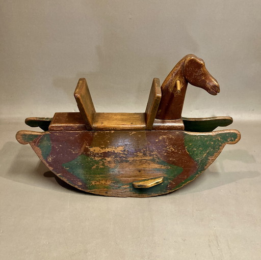 Wooden Rocking Horse 1950