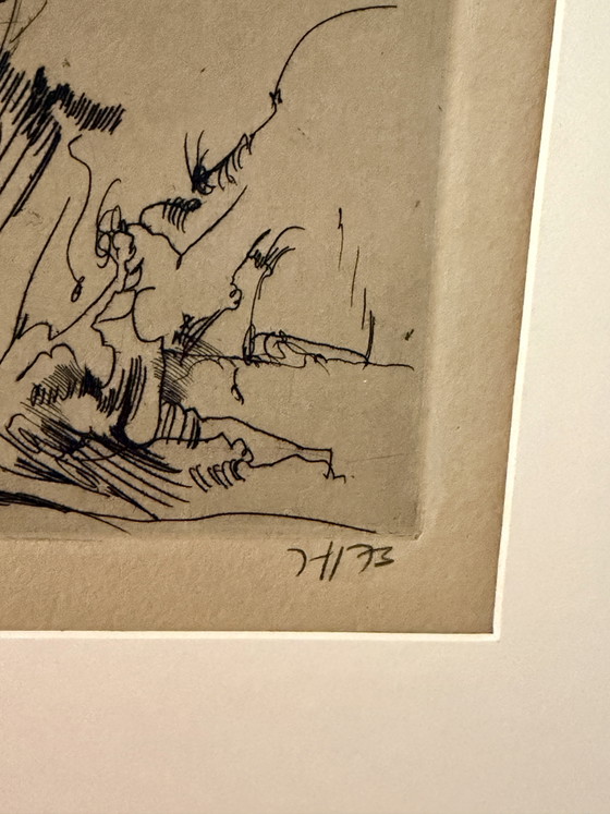 Horst Janssen - Hanno's Death - 3 copies – Lithographs & prints, Paper (photo 11 of 13)