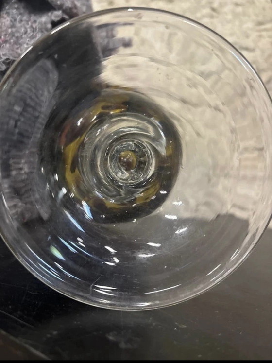 Image 1 of Mouth-blown tortoise rare Bohemian art glass vase