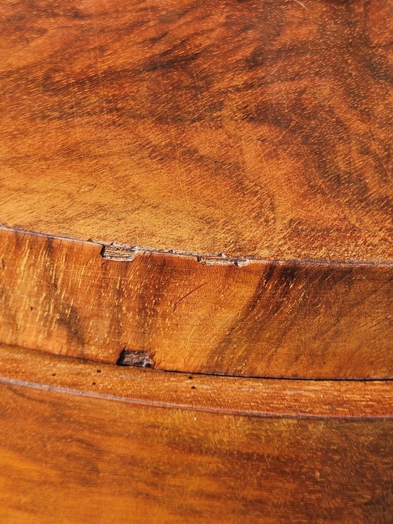 Image 1 of Buffet Art Déco français - Bois d'orme ronce brillant - Années 20