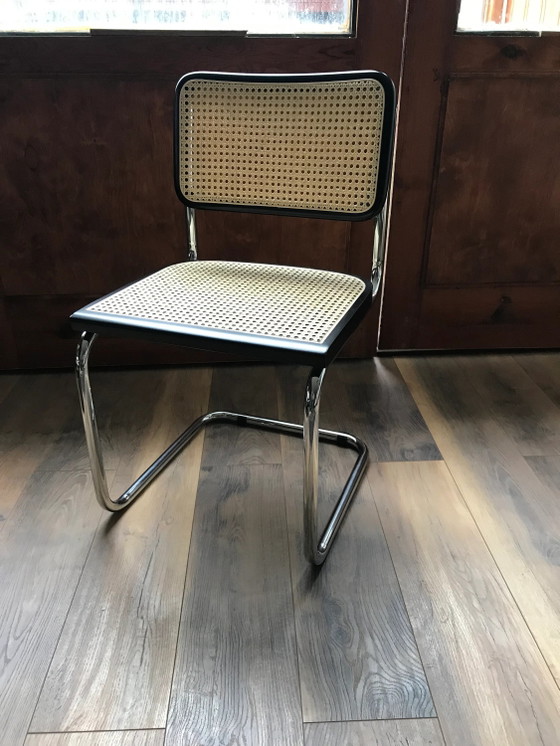 Mid-Century Modern Italian Marcel Breuer B32 Cesca Chair, 70s – Adjustable recliner chair, Metal, Chrome (photo 2 of 7)
