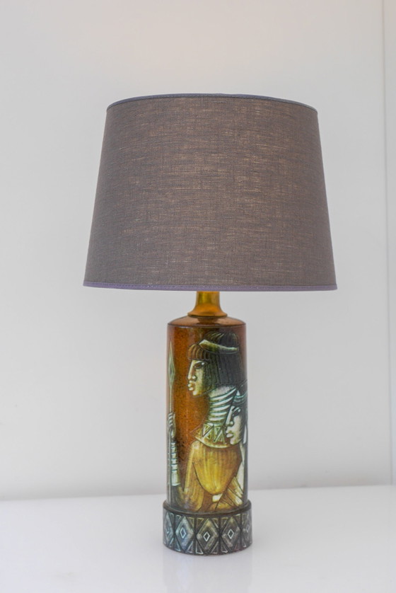 Sculptural Ceramic Table Lamp by Bonnie Rehnqvist, Sweden, 1972 – Törngrens krukmakeri, Scandinavian (photo 16 of 16)
