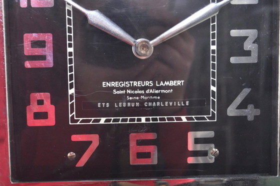 Image 1 of Horloge française par Enregistreurs Lambert, années 1950