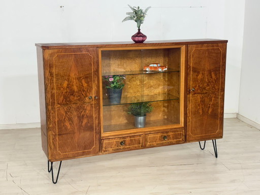 Sehr Schönes Vintage Highboard / Vitrine / Anrichte / Schrank