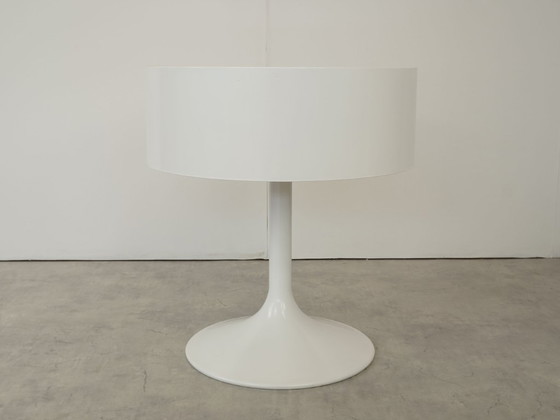 Image 1 of Table d'appoint Opal Luna, design vintage, style années 70, époque spatiale