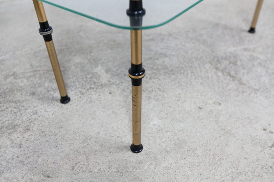 Image 1 of Étagère Présentoir Boulangerie Vitrine de Magasin en Verre et Laiton 1950