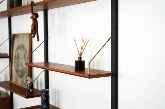 Image 1 of Étagère modulaire en teck, design danois, années 1960, designer : Poul Cadovius