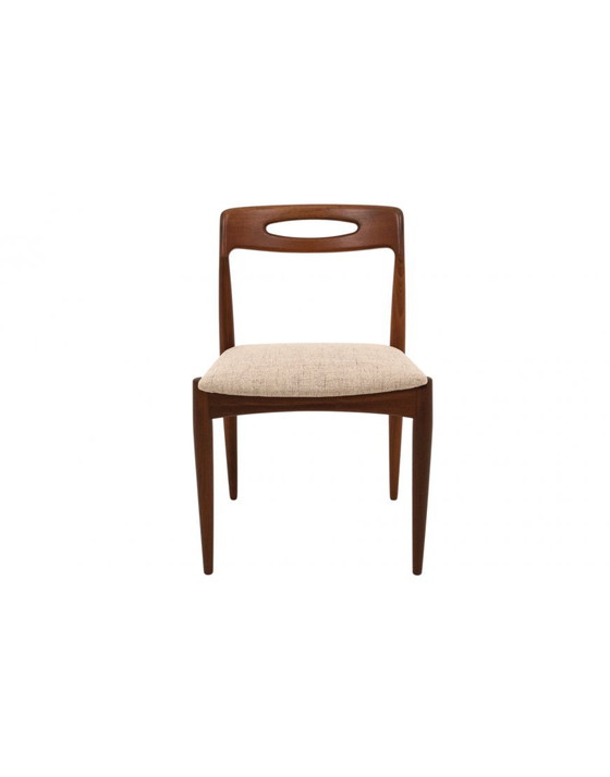 Image 1 of Sedie in teak disegnate da Johannes Andersen per Uldum Møbelfabrik, Danimarca, 1960.