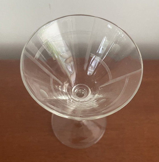 Due Bicchieri Art Déco in Cristallo per Liquore o Martini – Bicchieri e caraffe, Crystal (photo 3 of 7)