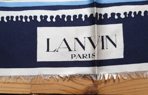 Lanvin-Seidenschal, 138 cm, reine Seide