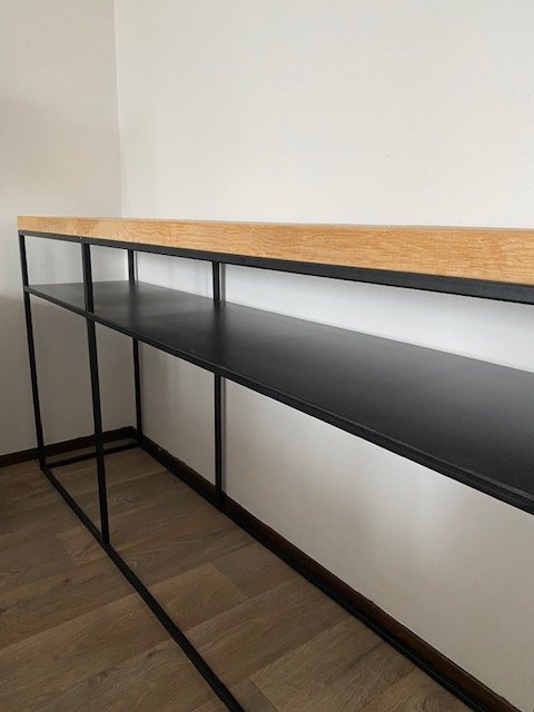 Tavolino laterale – Tavolini, Metal, Wood (photo 3 of 5)