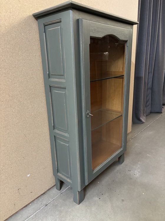 Image 1 of Vintage Brocante vitrinekast 