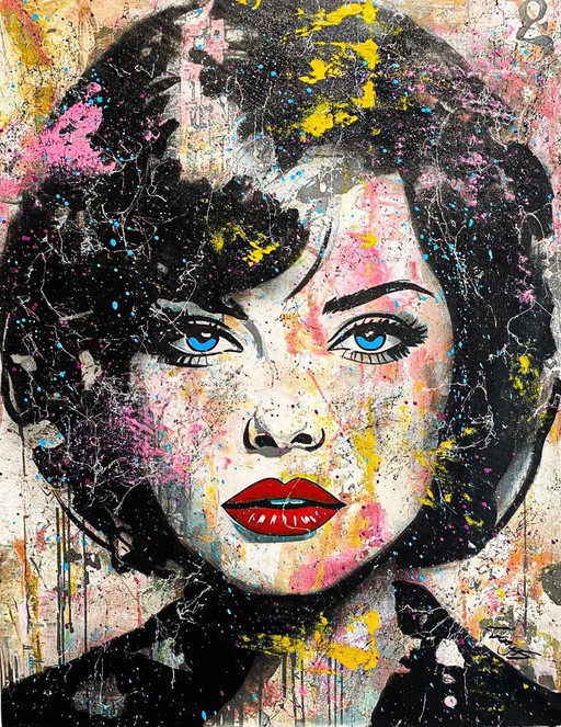 GONGAS - Vintage Is Better - Artist Canvas – schilderijen tekeningen