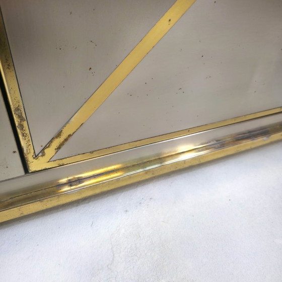 Image 1 of Dressoir Belgo chrom Bélgica años 70 cromado con latón