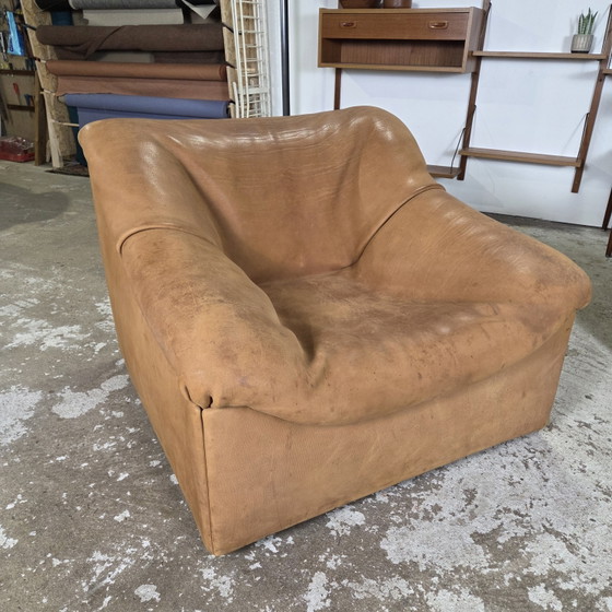 Image 1 of Fauteuils lounge en cuir De Sede DS-46, design vintage des années 1970