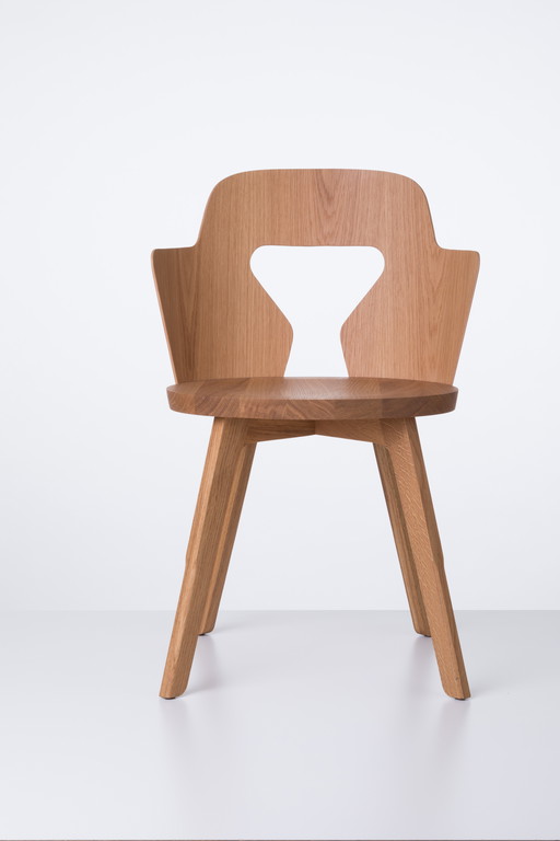 4X Stammplatz Chair, Design Alfredo Häberli, With Armrests