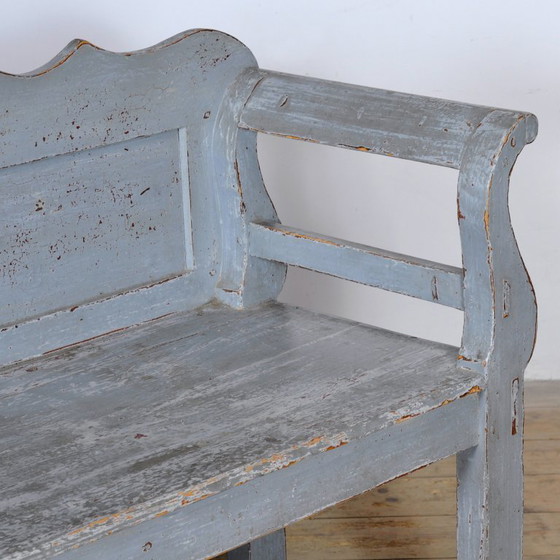 Image 1 of Banco antiguo de pino húngaro, ca. 1900