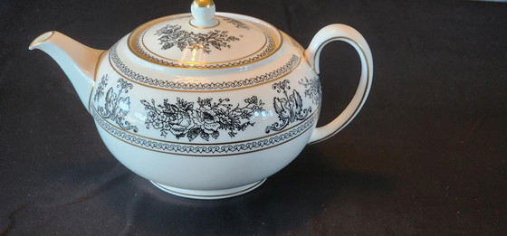 Image 1 of 7-Piece Tea Set - Wedgwood Blacke Cold Columbia