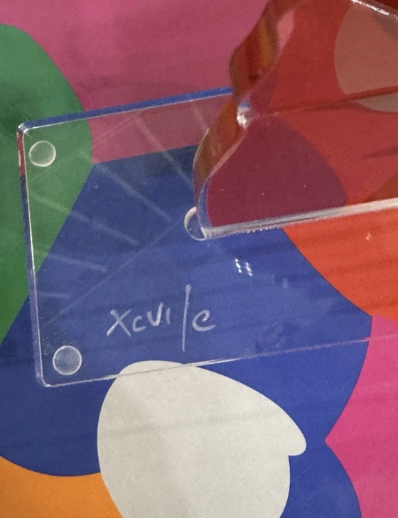 Image 1 of Marco Lodola serigrafia in plexiglass da appoggio “my rules” pop design 