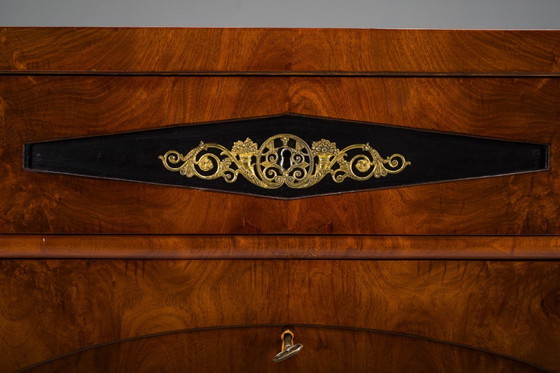 Image 1 of Vroeg 19e-eeuwse Biedermeier mahoniehouten commodes, jaren 1830