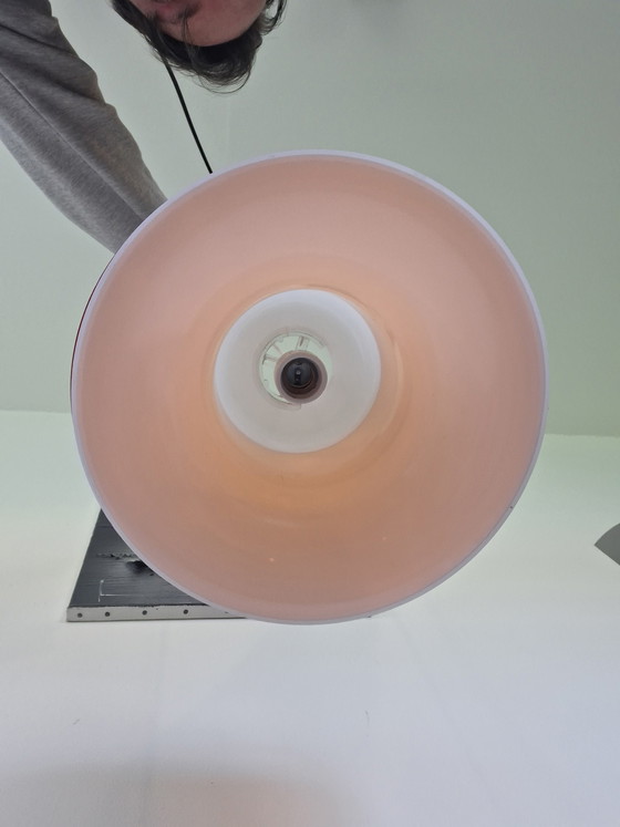 Image 1 of Massive Orange vintage space age pendant lamp